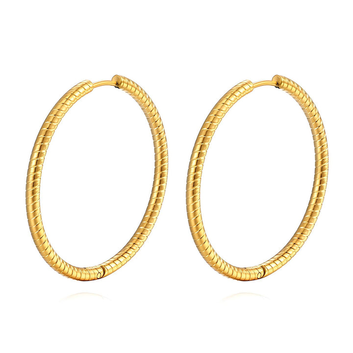 Patterns Hoop Earrings