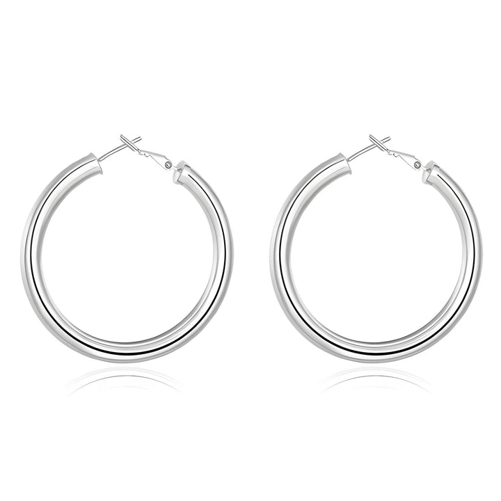 Silver Hoop Earrings