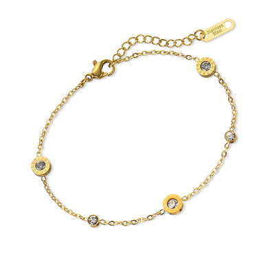 Spaces Gold Plated Bracelet