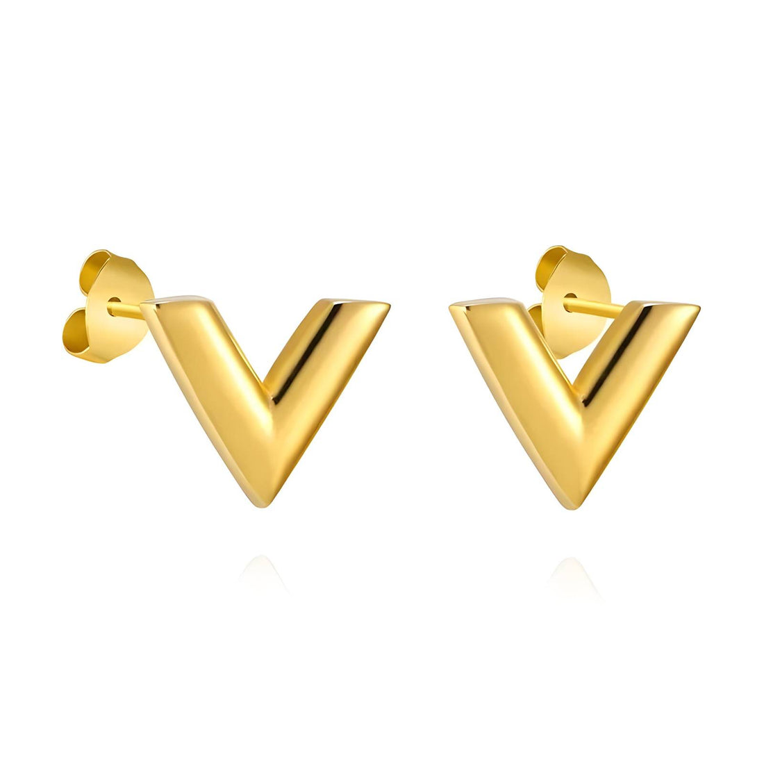 “V” Earrings